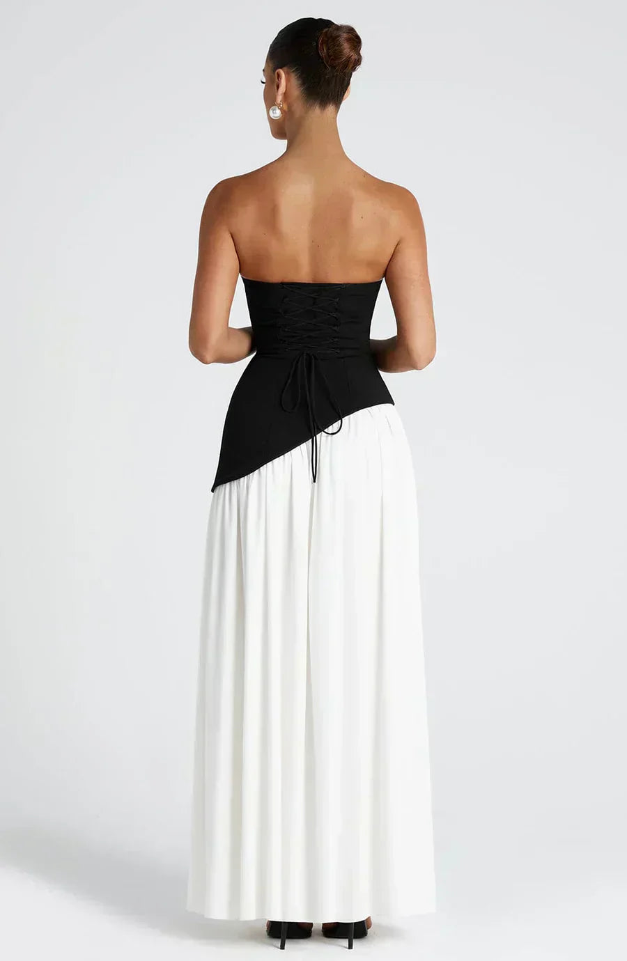 Mara | Strapless High-Slit Formal Maxi Dress