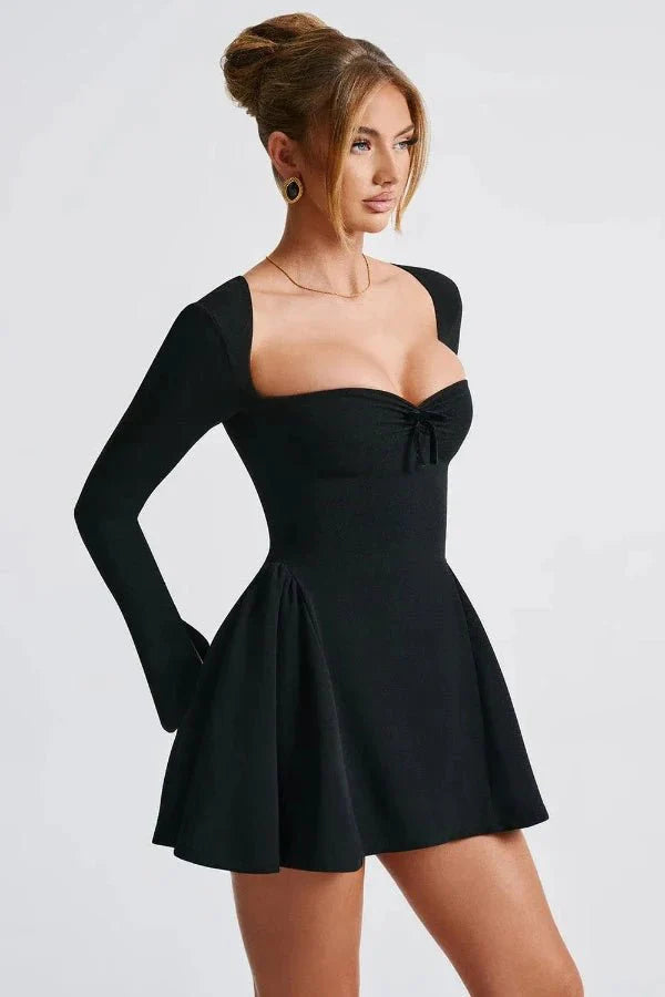 Kayla | Sweetheart Tulle Skirt Stretch Crepe Formal Dress