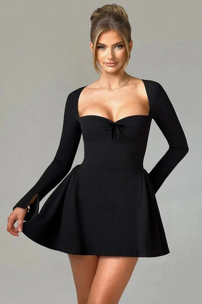 Kayla | Sweetheart Tulle Skirt Stretch Crepe Formal Dress