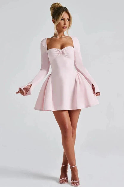 Kayla | Sweetheart Tulle Skirt Stretch Crepe Formal Dress