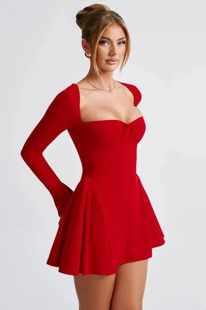 Kayla | Sweetheart Tulle Skirt Stretch Crepe Formal Dress