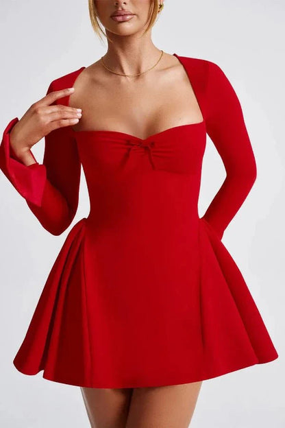 Kayla | Sweetheart Tulle Skirt Stretch Crepe Formal Dress