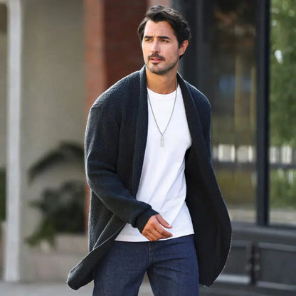 Reid | Men's Open Front Shawl Collar Cardigan