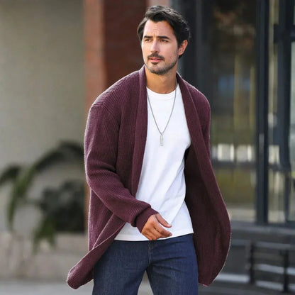 Reid | Men's Open Front Shawl Collar Cardigan
