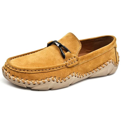Flynn | Men's Suede Buckle Loafers