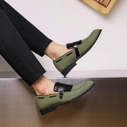 Jasper | Men's Kiltie Fringe Buckle Loafers