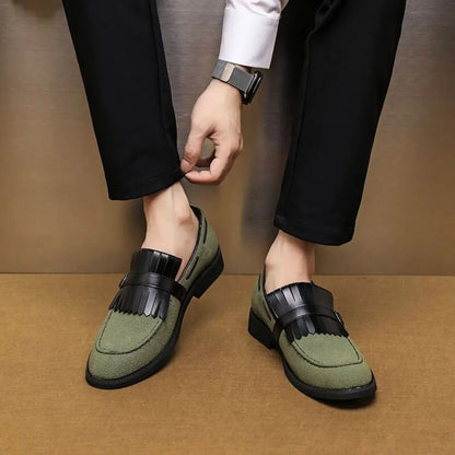 Jasper | Men's Kiltie Fringe Buckle Loafers