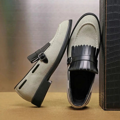 Jasper | Men's Kiltie Fringe Buckle Loafers