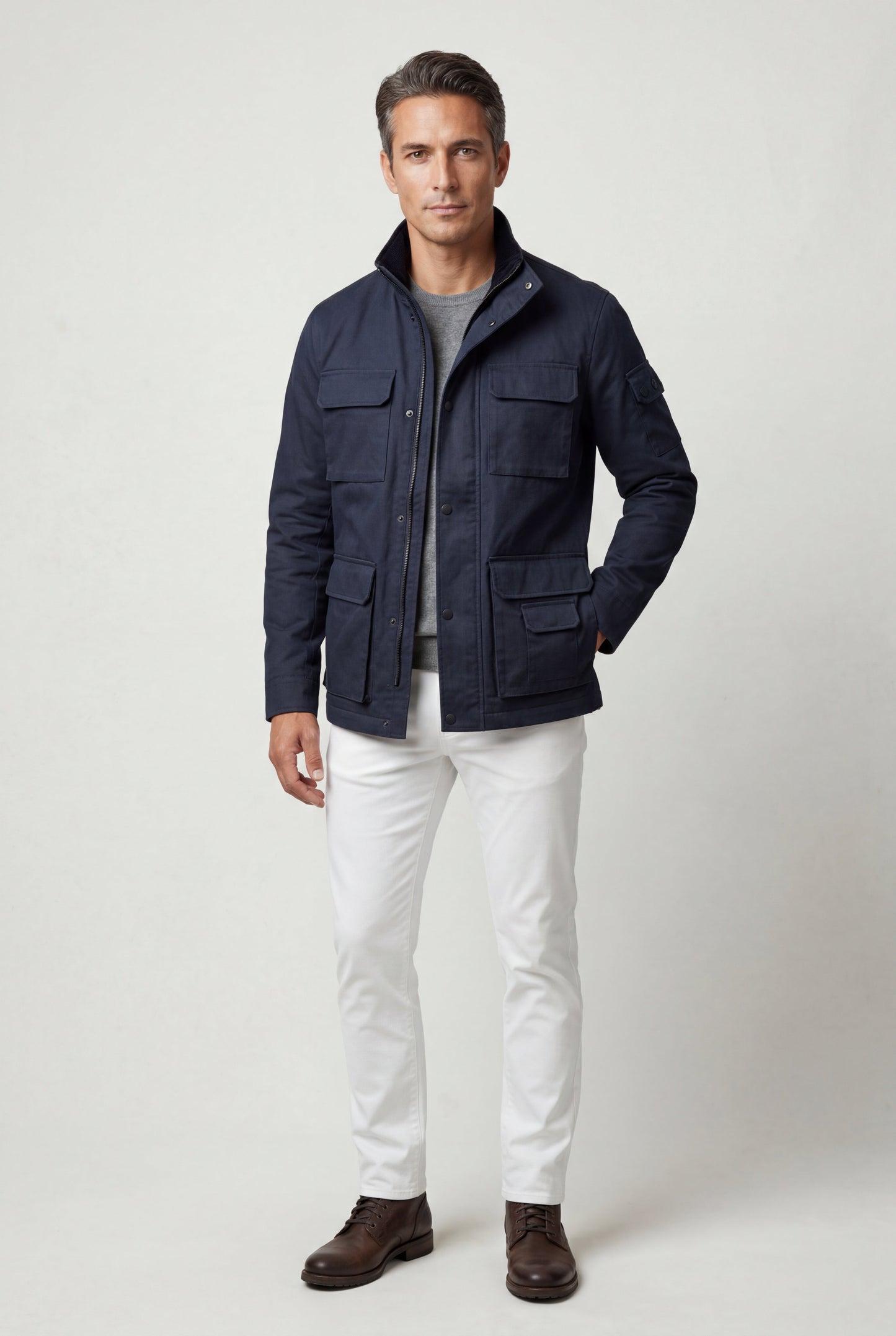 Dean | Men's Utility Field Jacket, Structured Fit