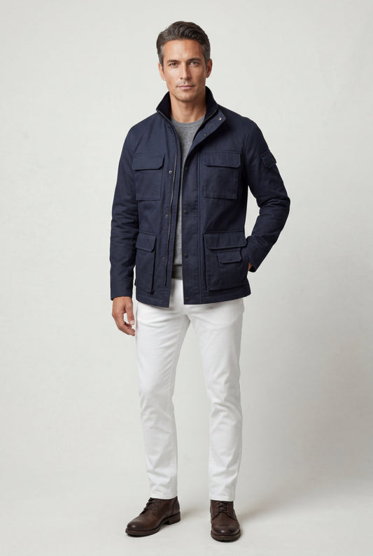 Dean | Men's Utility Field Jacket, Structured Fit