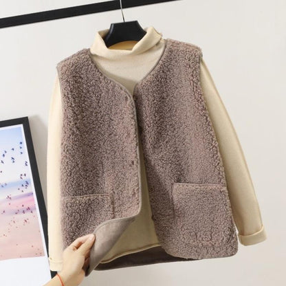 Faye | Relaxed Fit Textured Vest