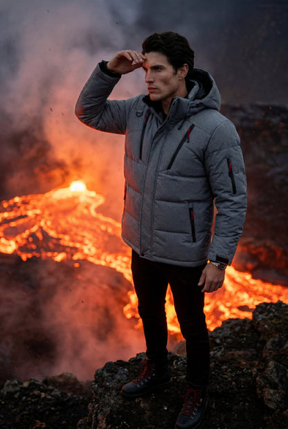 Cruz | Men's Urban Parka Jacket, Insulated Winter Coat