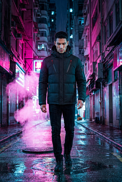 Cruz | Men's Urban Parka Jacket, Insulated Winter Coat