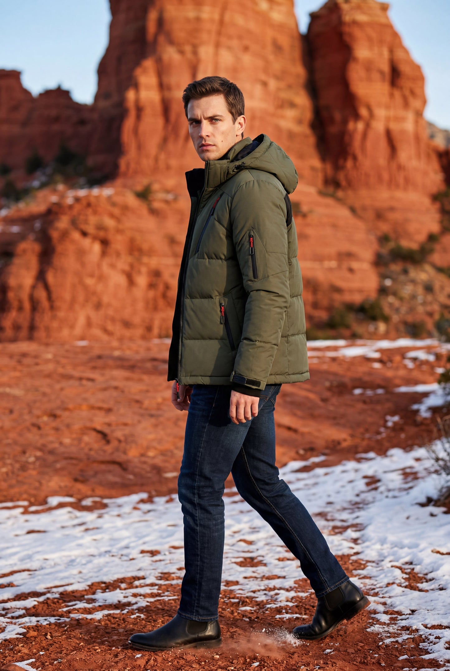 Cruz | Men's Urban Parka Jacket, Insulated Winter Coat