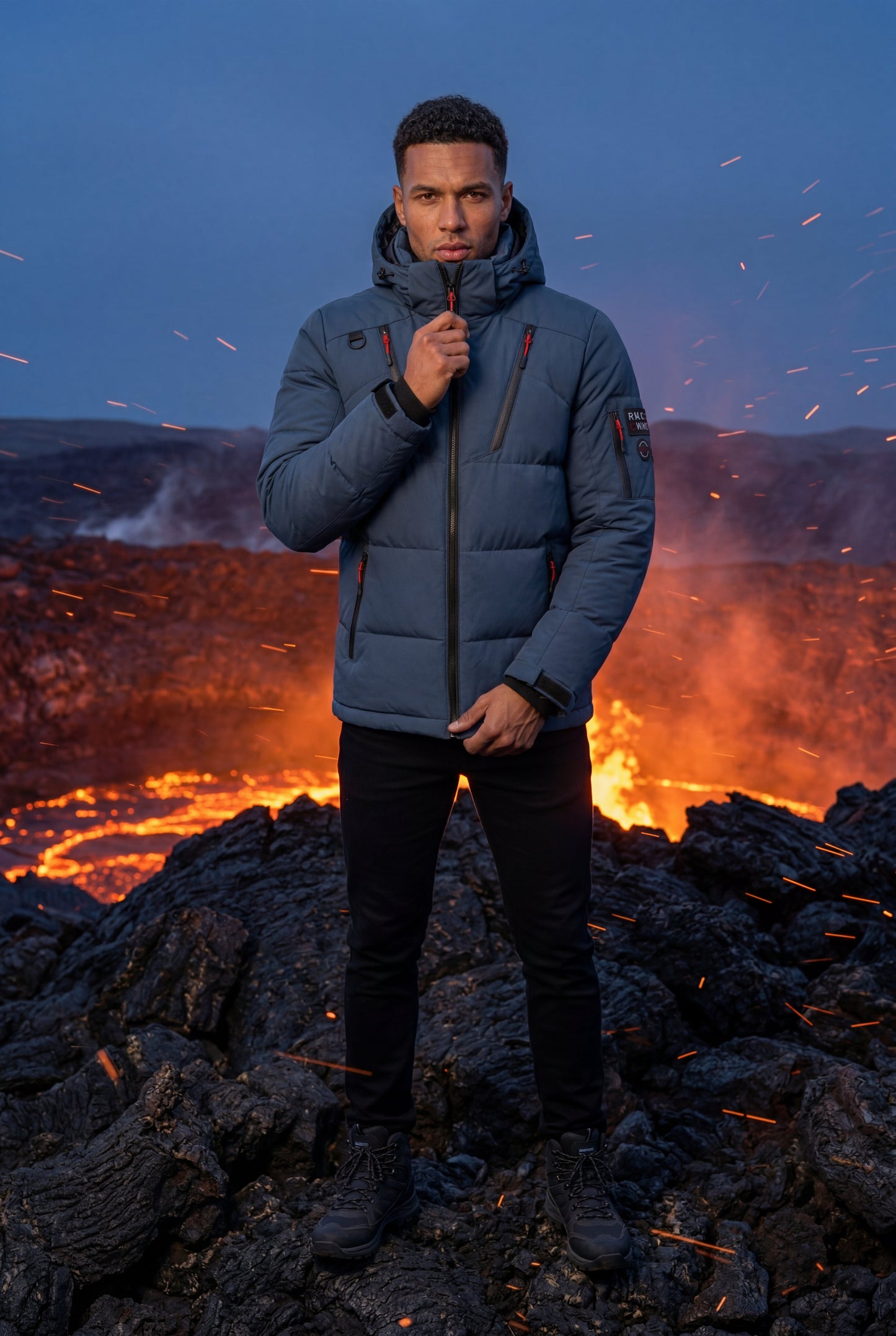 Cruz | Men's Urban Parka Jacket, Insulated Winter Coat