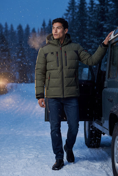 Cruz | Men's Urban Parka Jacket, Insulated Winter Coat