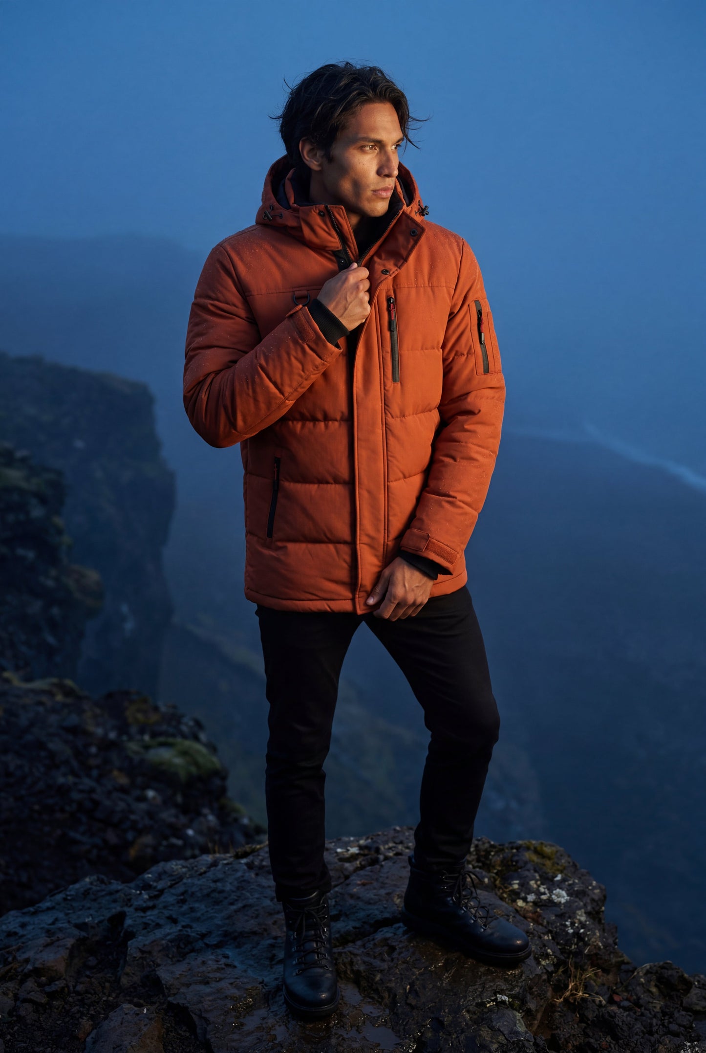Cruz | Men's Urban Parka Jacket, Insulated Winter Coat