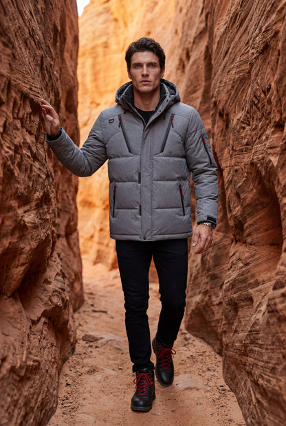Cruz | Men's Urban Parka Jacket, Insulated Winter Coat