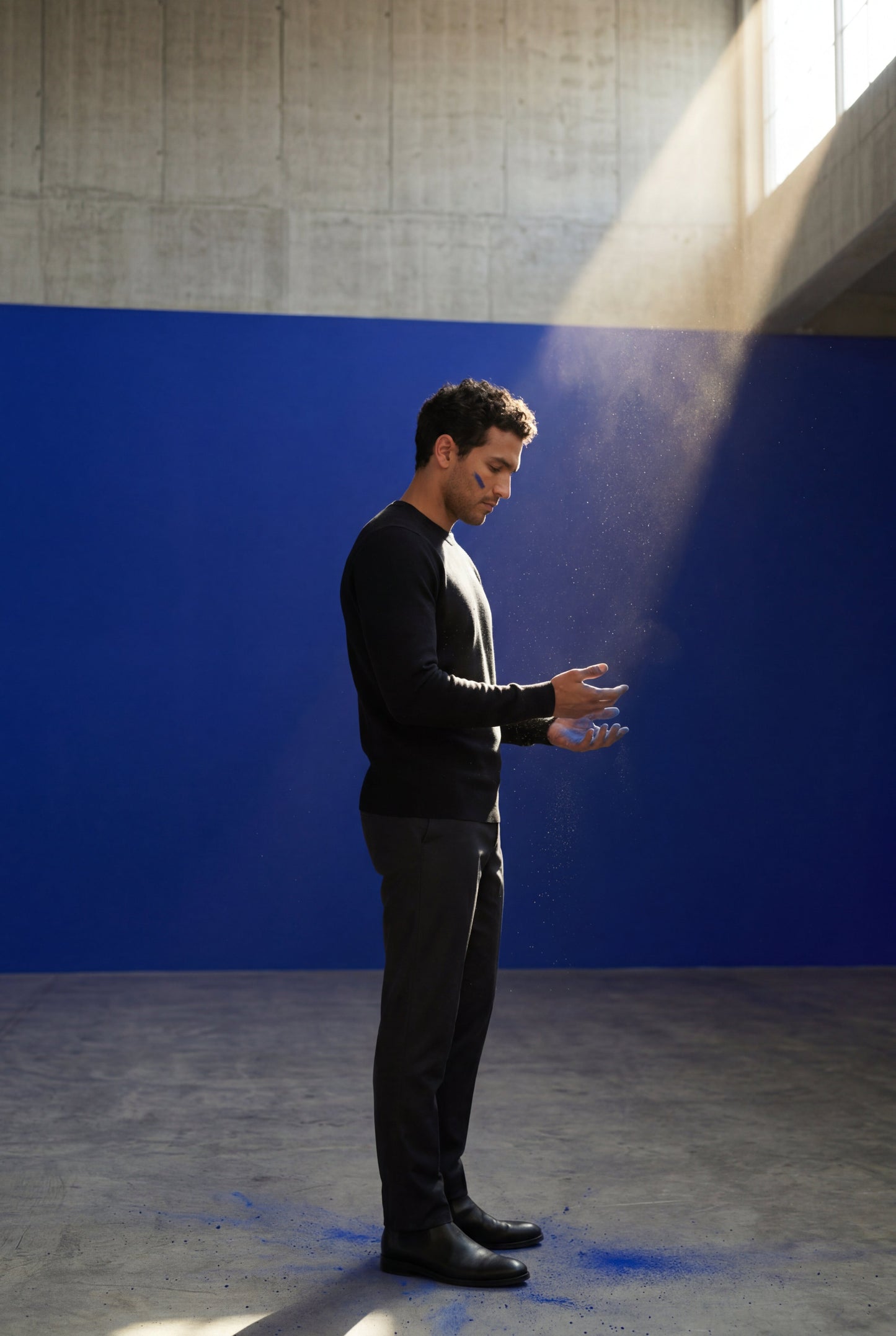 Flynn | Men's Classic Crewneck Sweater, Fine Knit
