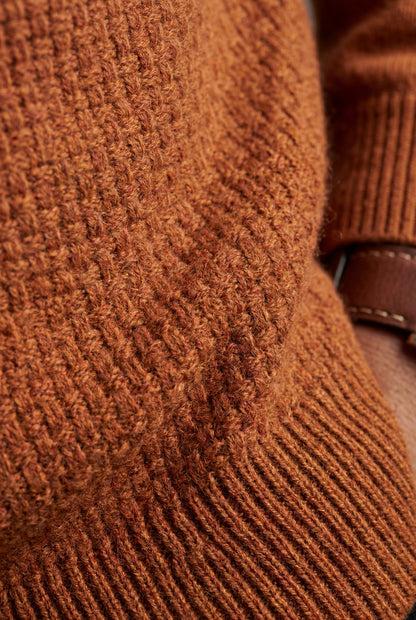 Flynn | Men's Classic Crewneck Sweater, Fine Knit