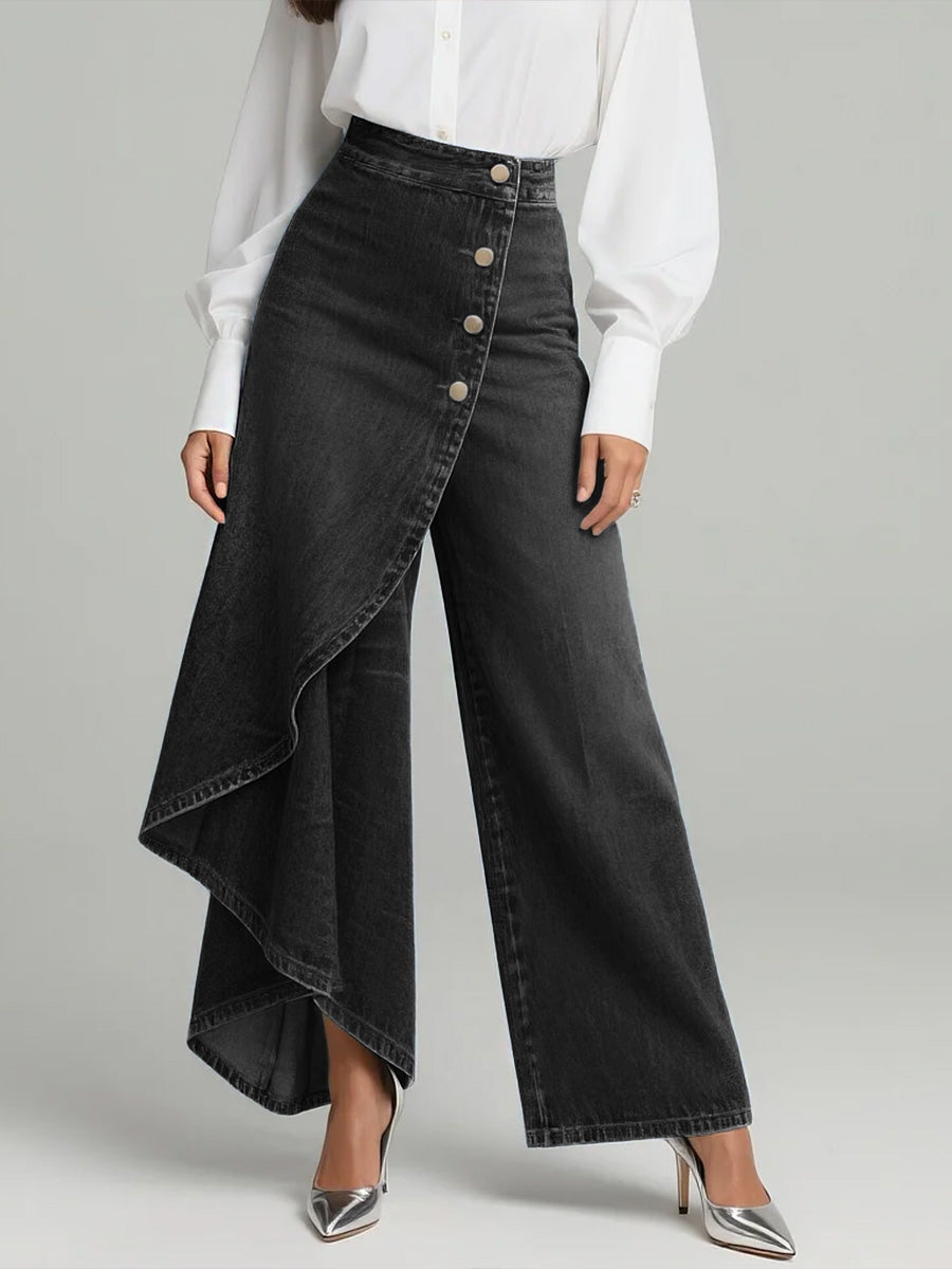 Maya | High Waisted Wide Leg Jeans