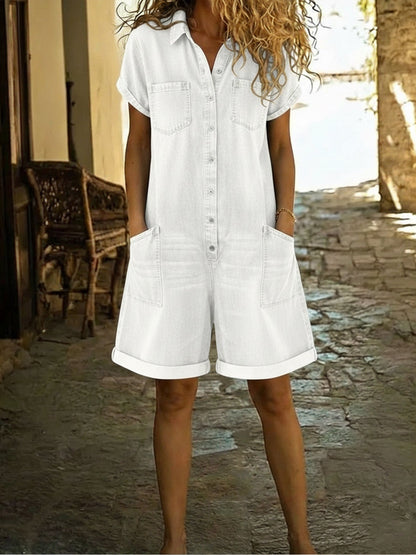 Tessa | Casual Short Sleeve Playsuit