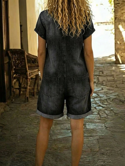 Tessa | Casual Short Sleeve Playsuit