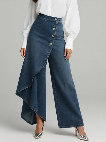 Maya | High Waisted Wide Leg Jeans