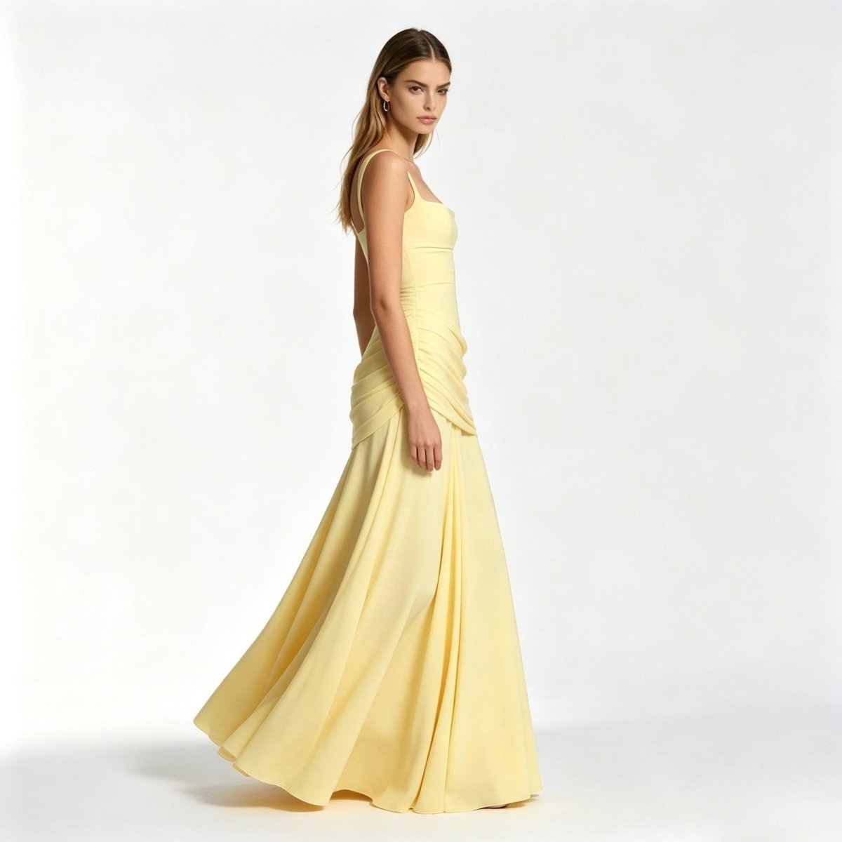 Geneva | Women's Ruched Corset Evening Gown