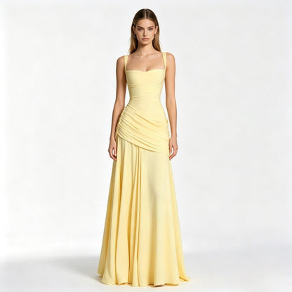 Geneva | Women's Ruched Corset Evening Gown