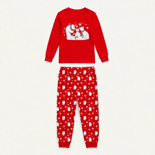 Cocoa | Christmas Pyjamas Polar Bear Spotted Trousers