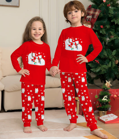 Cocoa | Christmas Pyjamas Polar Bear Spotted Trousers