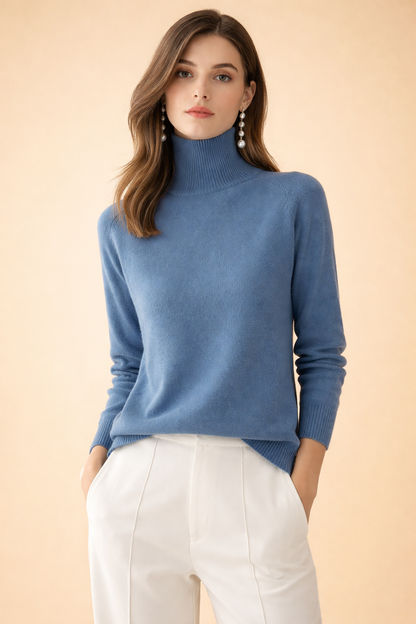 Marigold | Classic Turtleneck Soft Knit Sweater Regular Fit