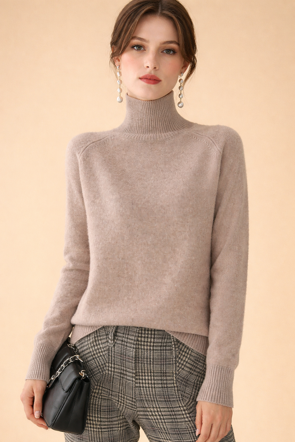 Marigold | Classic Turtleneck Soft Knit Sweater Regular Fit