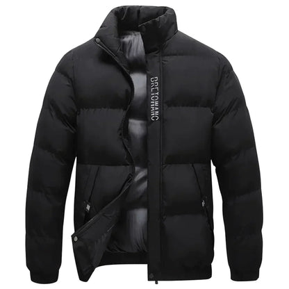 Declan | Quilted Stand Collar Puffer Jacket
