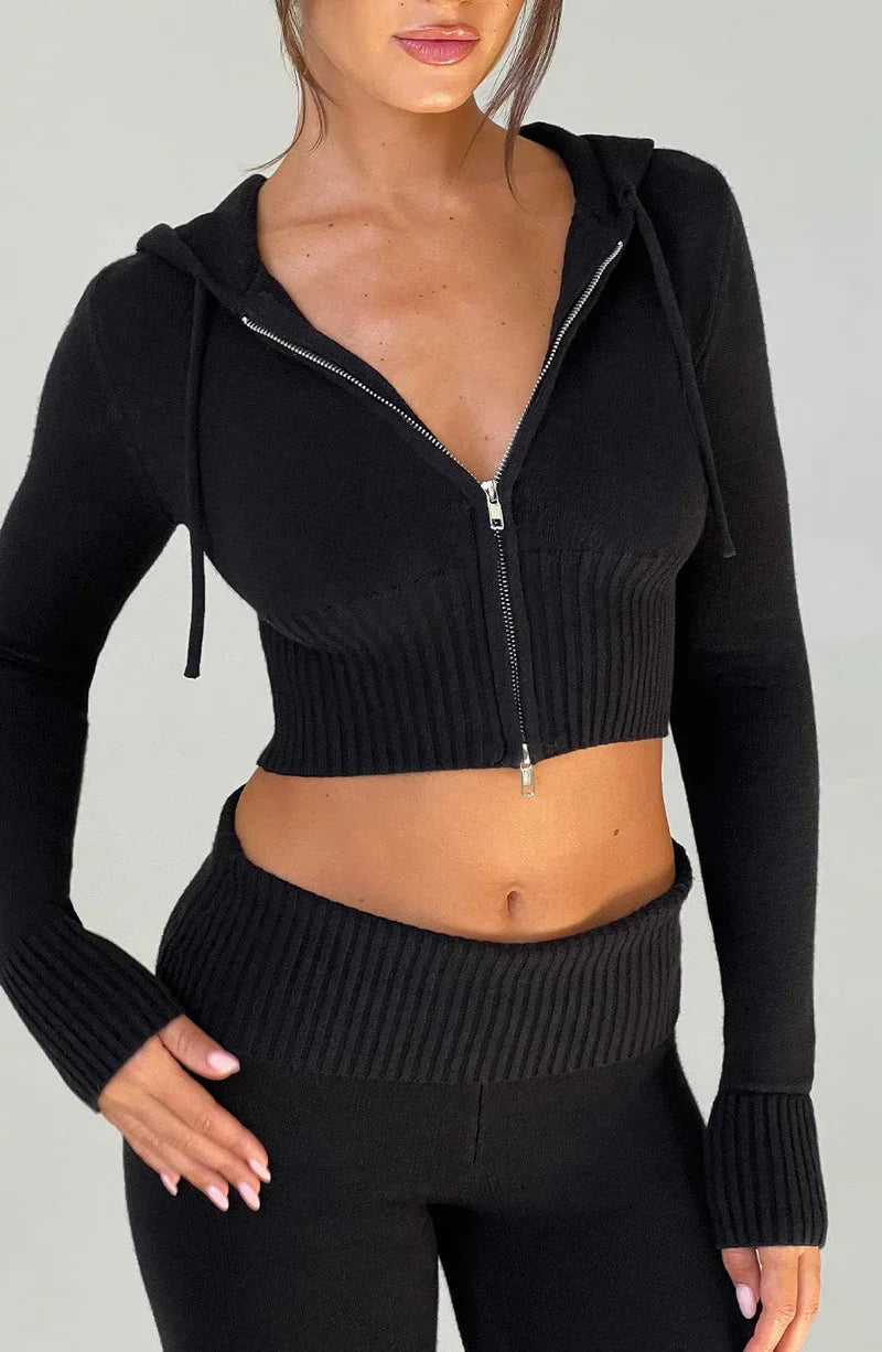 Wilhelmina | Soft Knit Relaxed Fit Two Piece Set