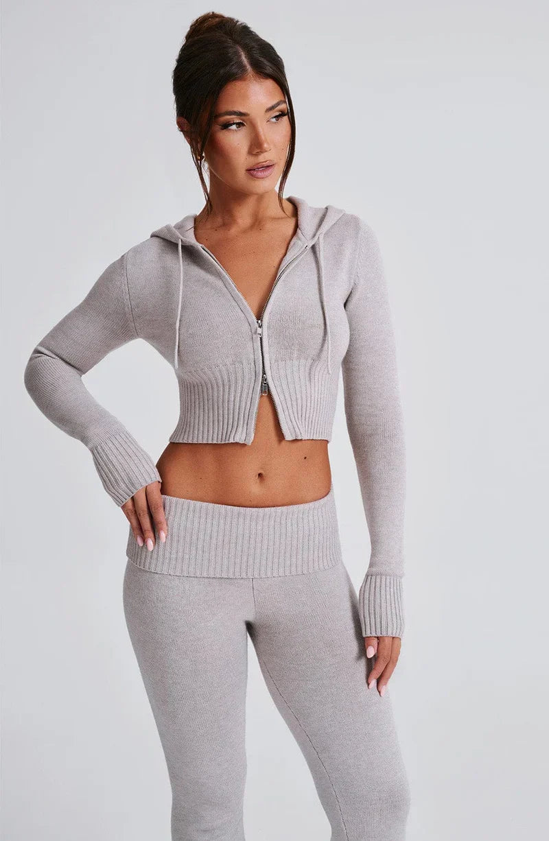 Wilhelmina | Soft Knit Relaxed Fit Two Piece Set
