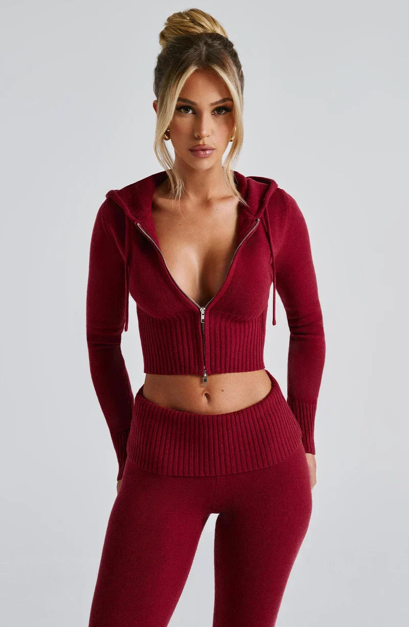 Wilhelmina | Soft Knit Relaxed Fit Two Piece Set