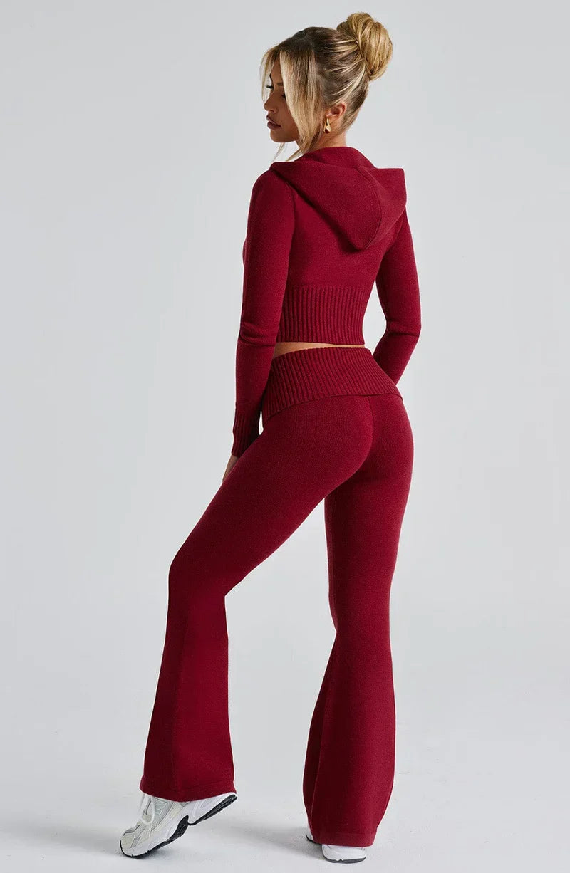Wilhelmina | Soft Knit Relaxed Fit Two Piece Set