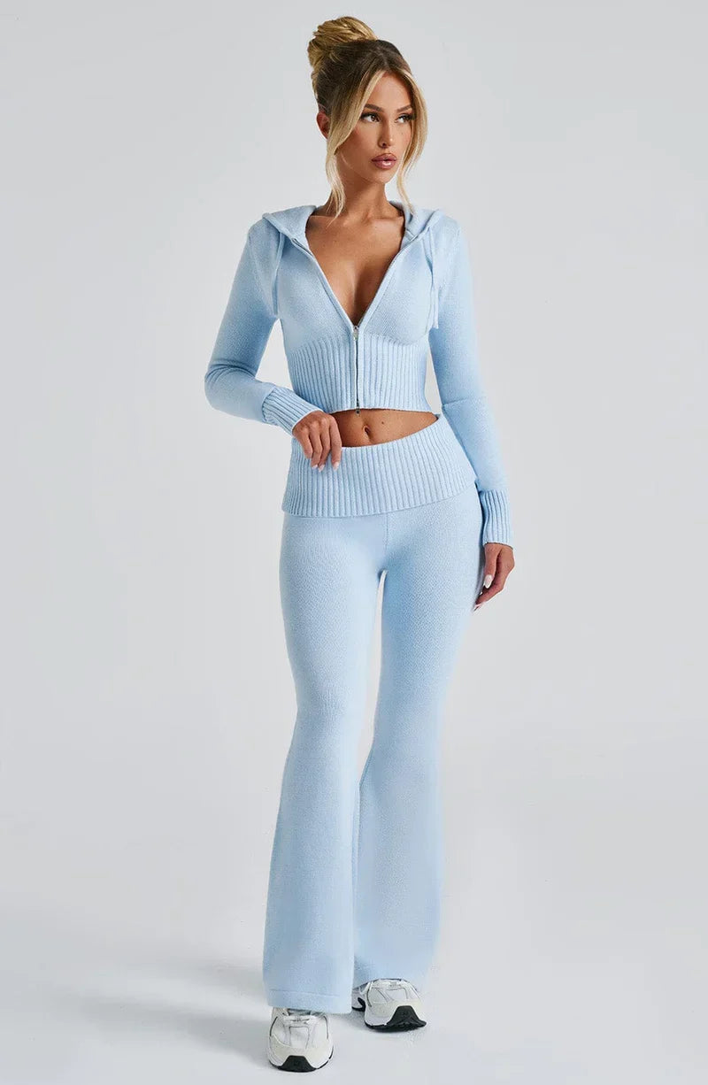 Wilhelmina | Soft Knit Relaxed Fit Two Piece Set