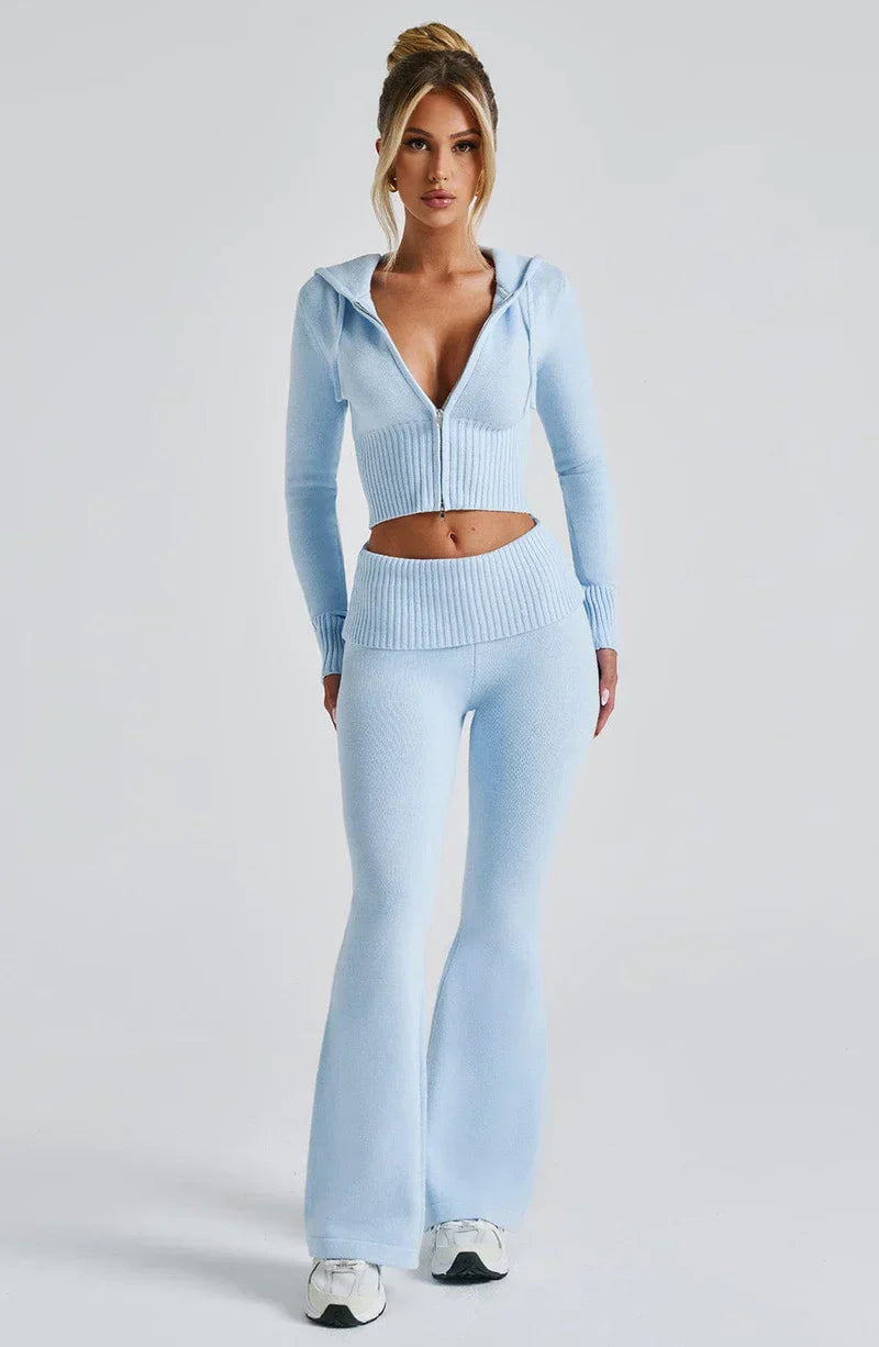 Wilhelmina | Soft Knit Relaxed Fit Two Piece Set