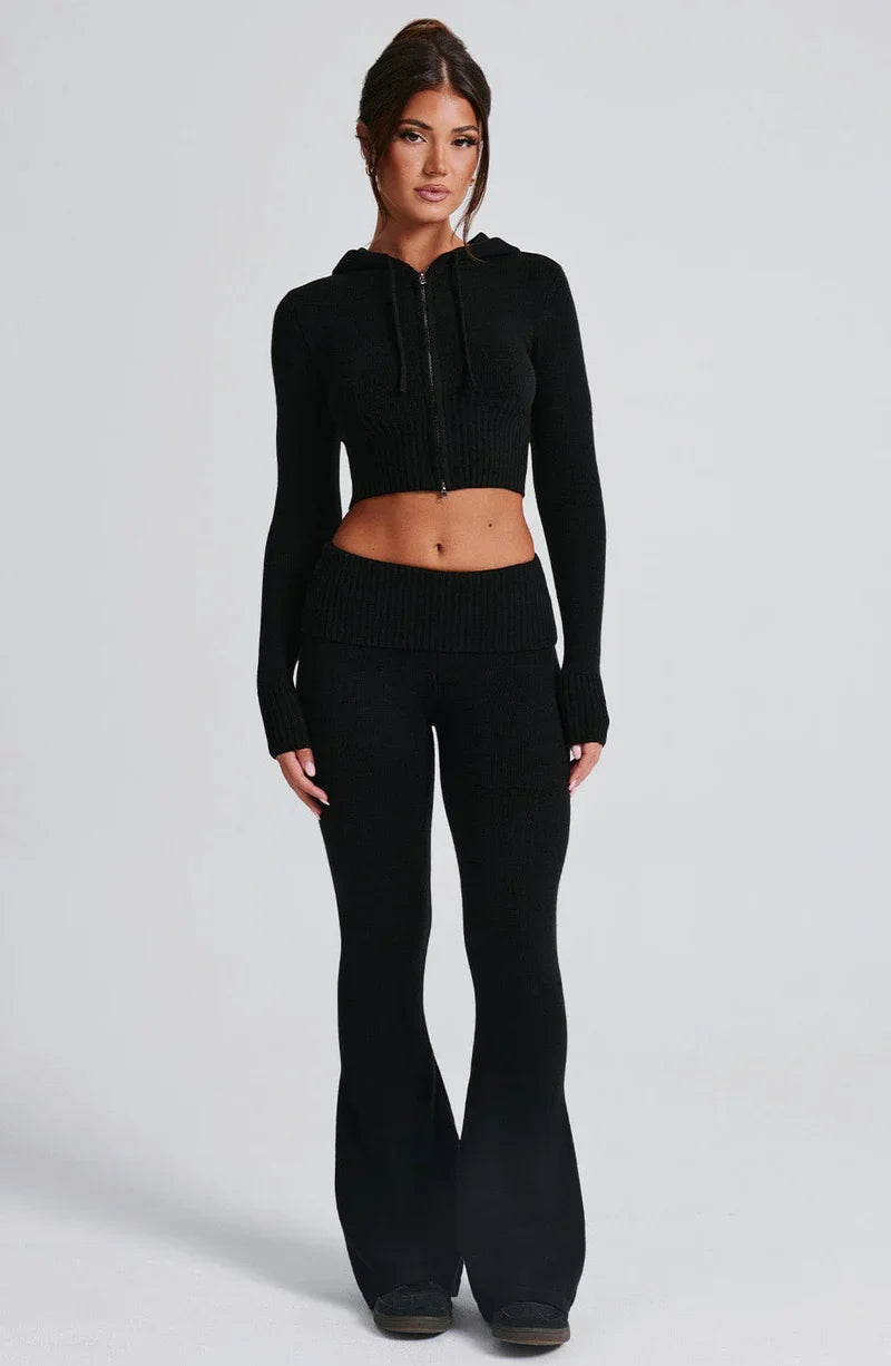 Wilhelmina | Soft Knit Relaxed Fit Two Piece Set