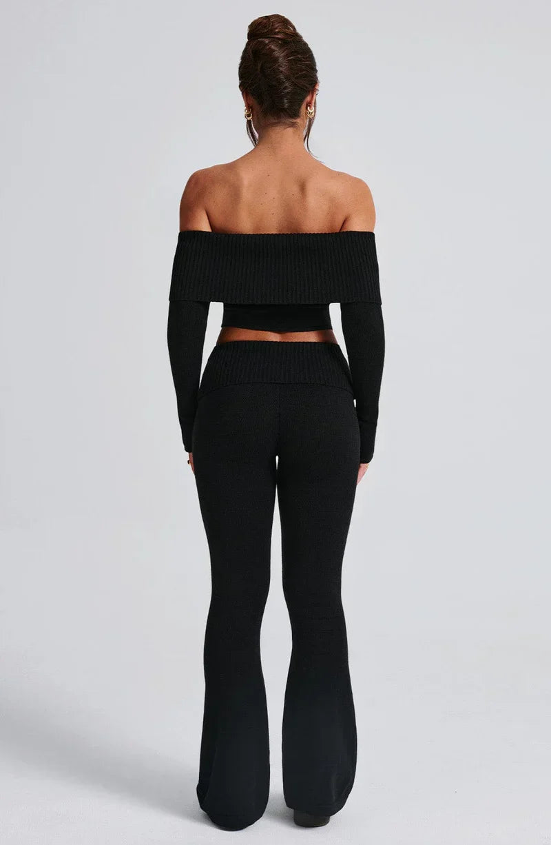 Wilhelmina | Soft Knit Relaxed Fit Two Piece Set