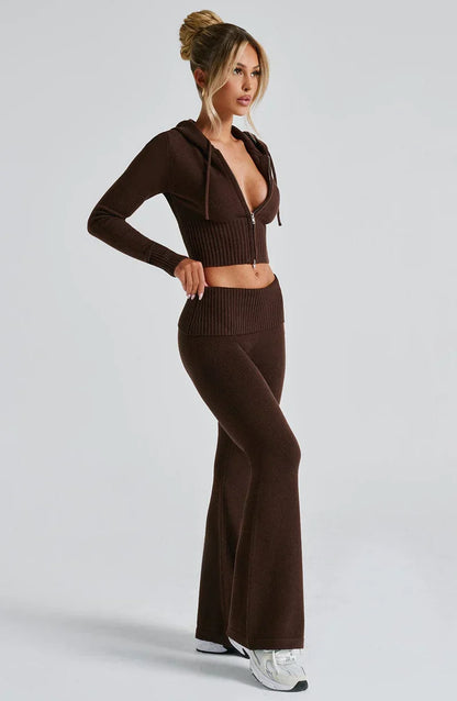 Wilhelmina | Soft Knit Relaxed Fit Two Piece Set