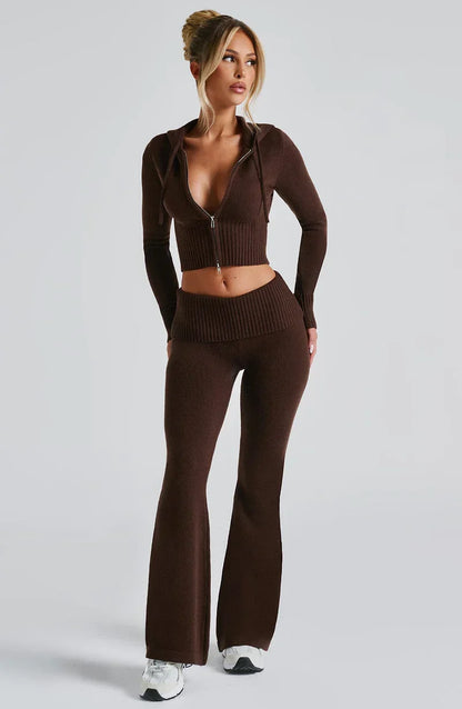Wilhelmina | Soft Knit Relaxed Fit Two Piece Set
