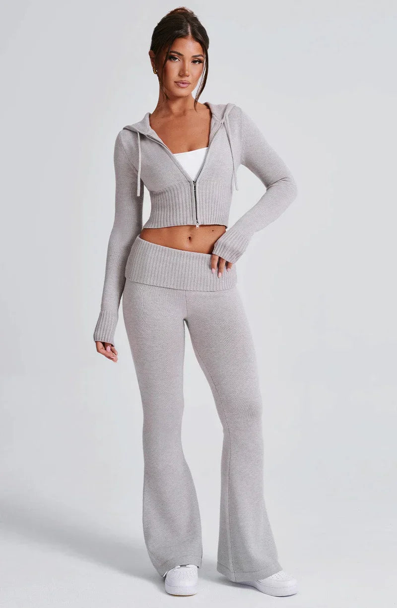 Wilhelmina | Soft Knit Relaxed Fit Two Piece Set