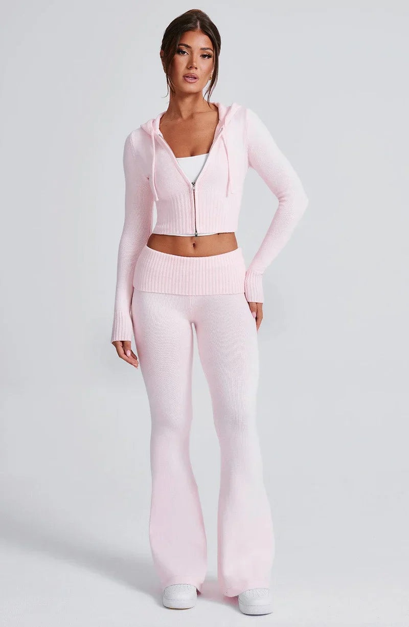 Wilhelmina | Soft Knit Relaxed Fit Two Piece Set