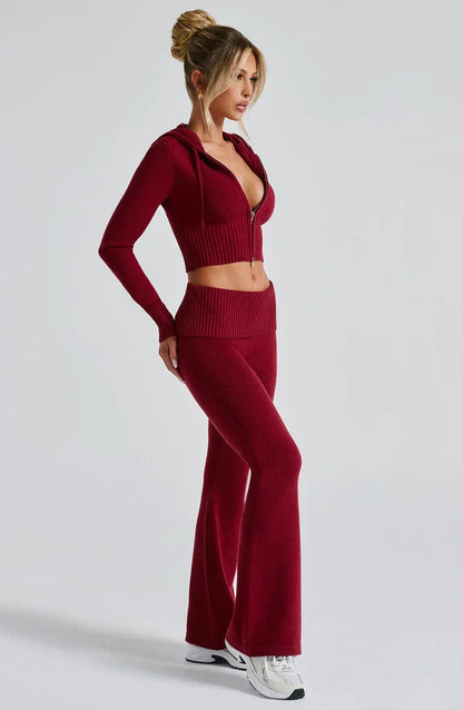 Wilhelmina | Soft Knit Relaxed Fit Two Piece Set