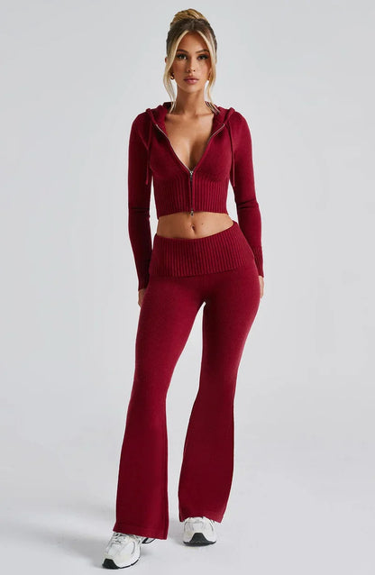 Wilhelmina | Soft Knit Relaxed Fit Two Piece Set