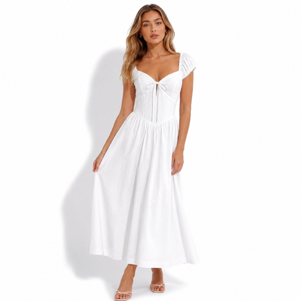 Galadriel | Women's Sweetheart Corset Midi Sundress